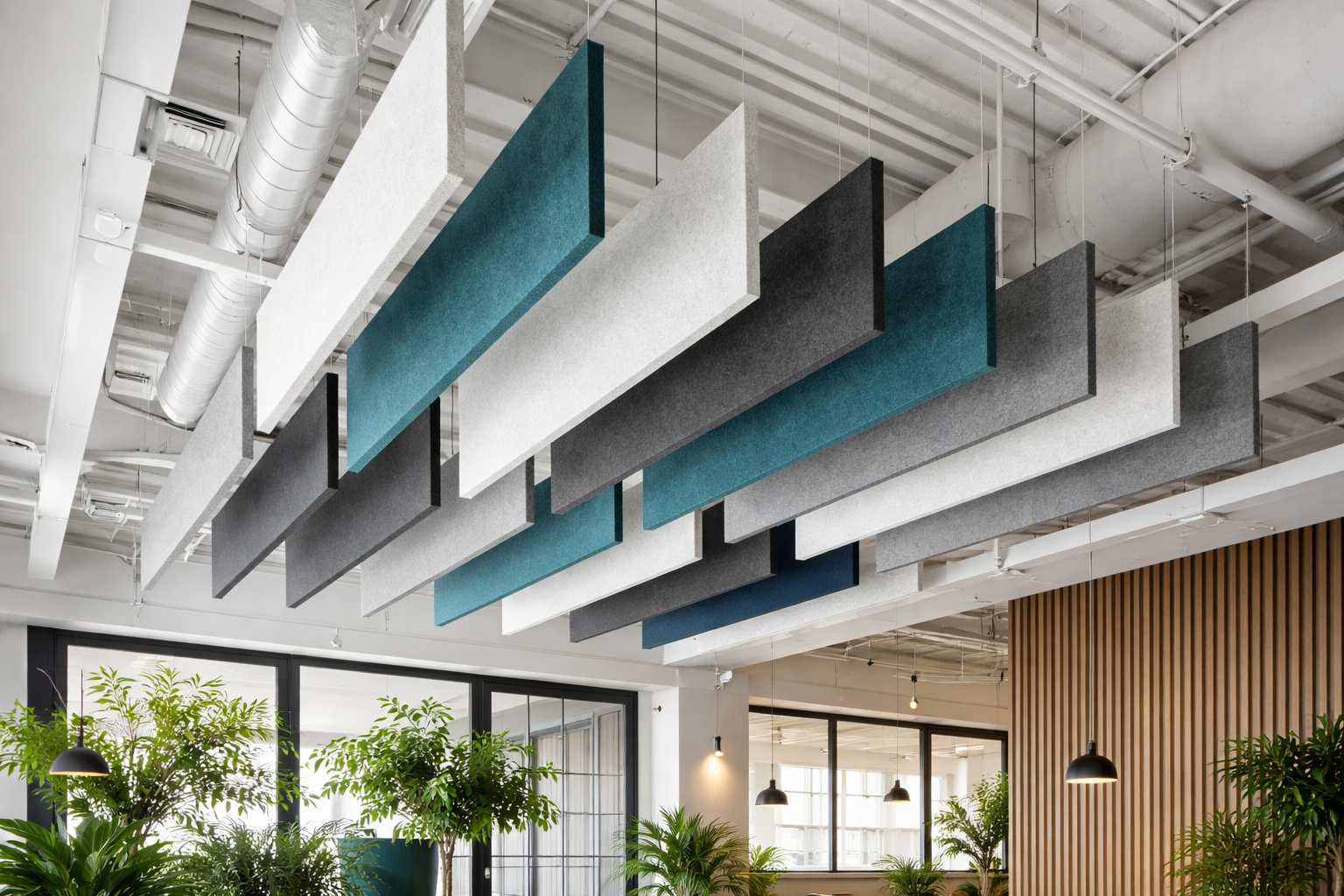 Acoustic Ceiling Baffles: What They Are & When You Need Them