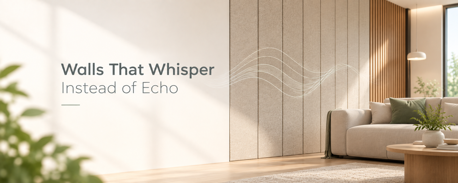 Walls That Whisper Instead of Echo