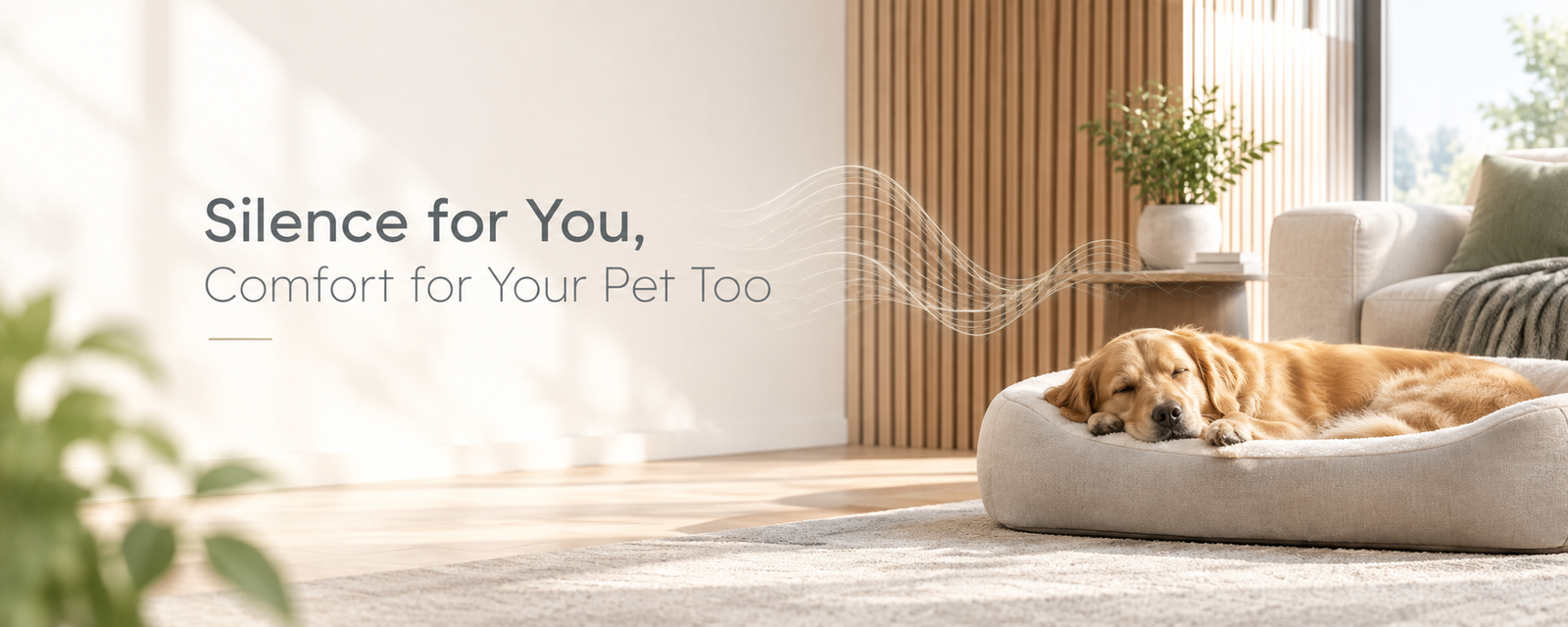 Silence for You, Comfort for Your Pet Too