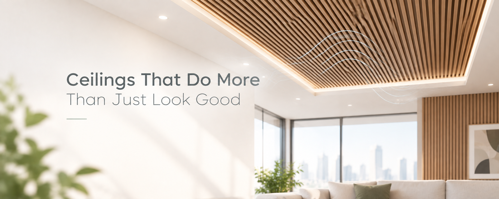 Ceilings That Do More Than Just Look Good